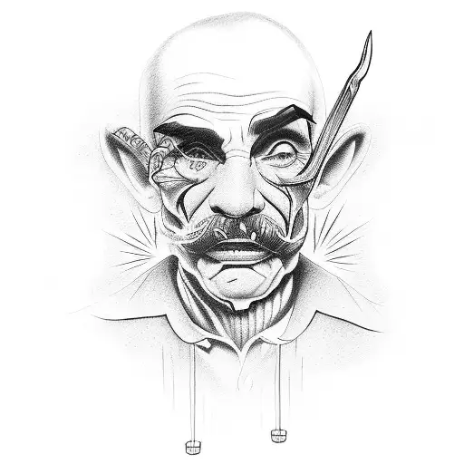 bill the butcher tattoo design idea