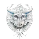 Shruikan from eragon but make it nordic tattoo design idea