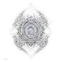 Shruikan from eragon but make it nordic tattoo design idea