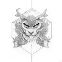 hero tattoo design idea