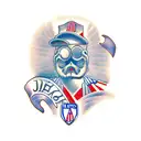 atlético de Madrid tattoo design idea