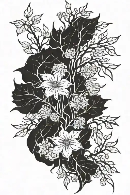 dryade tattoo design idea