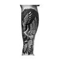 an egyptian eagle tattoo design idea