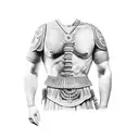 roman centurion tattoo design idea