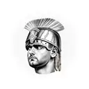 roman centurion tattoo design idea