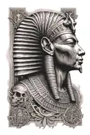 ancient egypt tattoo design idea