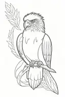 philippine eagle tattoo design idea