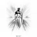 Captain America in elevator Sentence below  "before we get started, does any body want to get out "  tattoo design idea