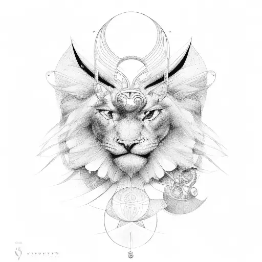 Signo virgo  tattoo design idea