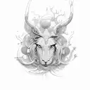 Signo virgo  tattoo design idea
