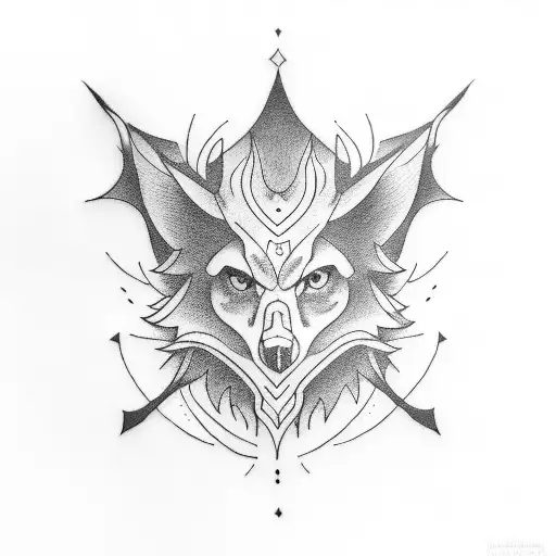 witchcraft tattoo design idea