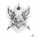 witchcraft tattoo design idea