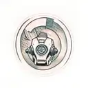 Ironman  tattoo design idea