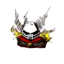 MF DOOM The Illest Villain tattoo design idea