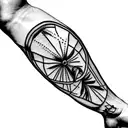 Leonardo Da vinci Deus e Adão tattoo design idea
