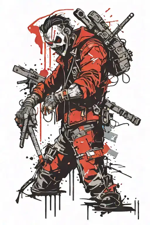 The Trapper from Dead by daylight game character tattoo design idea