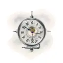 Steampunk Clock tattoo design idea