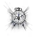 Steampunk Clock tattoo design idea