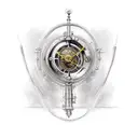 Steampunk Clock with time 2:18 tattoo design idea