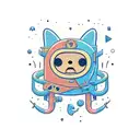 adventure Time  tattoo design idea