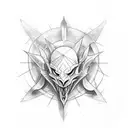 sigil of lucifer tattoo design idea