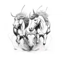 four horsemen of the apocalypse tattoo design idea