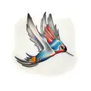 Swallow Bird tattoo design idea
