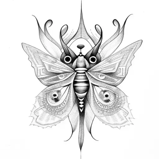 moth to a flame tattoo design idea