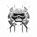 call of duty  tattoo design idea