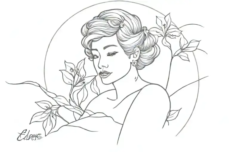 Elaine tattoo design idea
