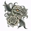 Choke Me tattoo design idea