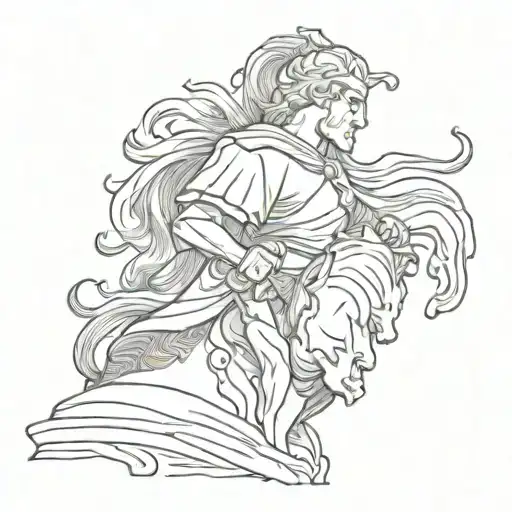 Alexander the great tattoo design idea
