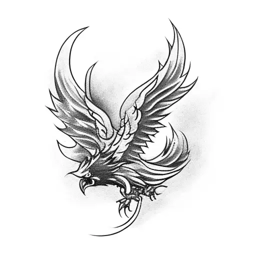 Phoenix Thigh Tattoo | TikTok