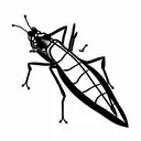 grasshopper effect tattoo design idea