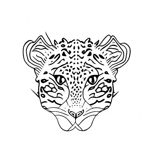 leopard gecko  tattoo design idea