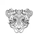leopard gecko  tattoo design idea