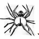 Spider tattoo design idea