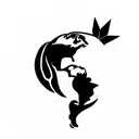 travel tattoo that can be added to, include Egypt Croatia Thailand Estonia Indonesia greece tattoo design idea