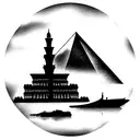 travel tattoo that can be added to, include Egypt Croatia Thailand Estonia Indonesia greece tattoo design idea