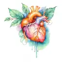 And even if we both only have half a heart, we can make two halves into one. tattoo design idea