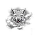 Clouds tattoo design idea