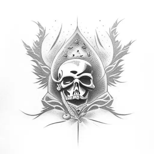 love death family Brave nature tattoo design idea