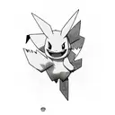 pokemon haunter riding skateboard tattoo design idea