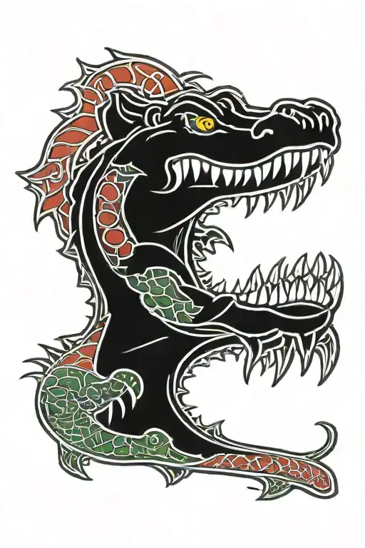 Florida Gators Boston Red Sox Boston Celtics logo tattoo design idea
