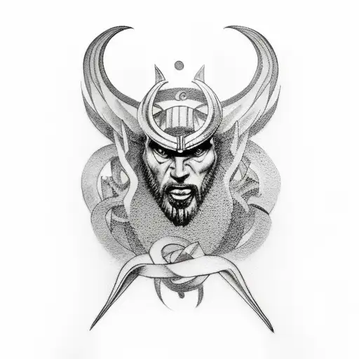 Norse mythology  tattoo design idea