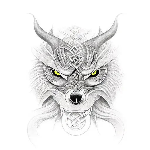 Norse tattoo design idea