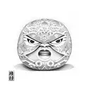 daruma doll tattoo design idea