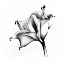 calla lily tattoo design idea