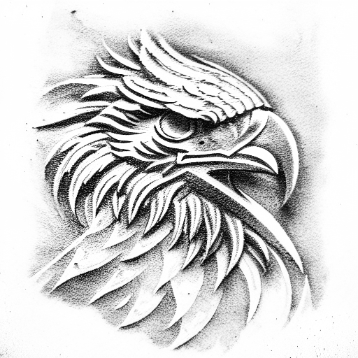 Roman eagle spqr tattoo design idea