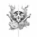 creation of adam by michelangelo tattoo design idea